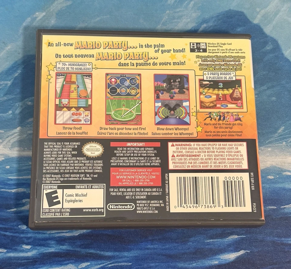 Mario Party DS (Nintendo DS, 2007) CIB Complete Authentic Works Very Good Shape - Image 3 of 4