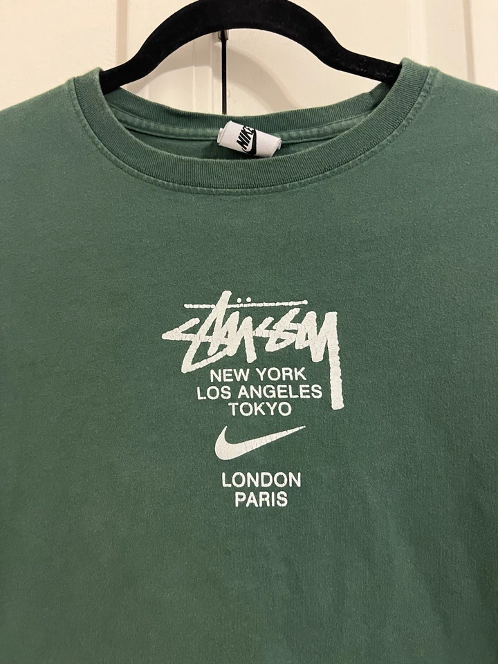 Nike x Stussy International Green Men’s Shirt (Sz XL) - Image 2 of 4