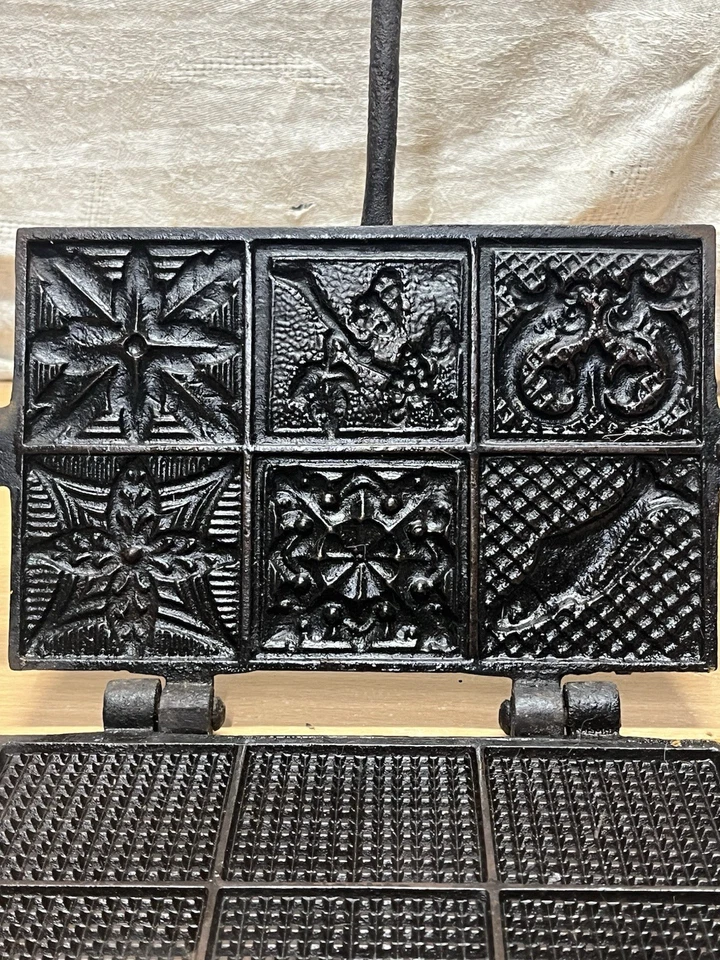 RARE Ancien Gaufrier 18 Eme - Photo 2/4