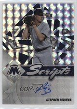 2022 Panini Mosaic Scripts Mosaic Prizm Stephen Ridings #SC-ST Auto 4f5
