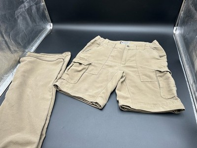 Columbia Titanium Trousers/Shorts Beige Size 36   Multiple Pockets, Convertible