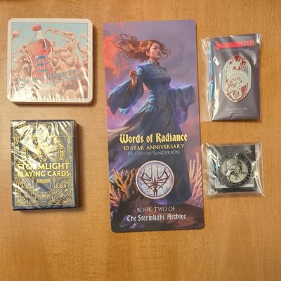 Backer Pack from Brandon Sanderson Backerkit Campaign (2024)