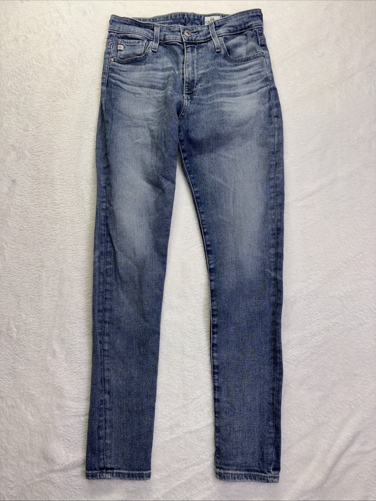 AG ADRIANO GOLDSCHMIED Women's Jeans The Farrah High Rise Skinny Ankle 26 R Blue