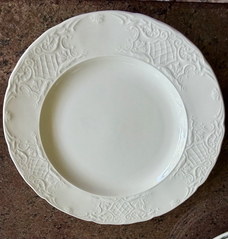 Johnson Bros Richmond Lattice White 8” Salad Plate