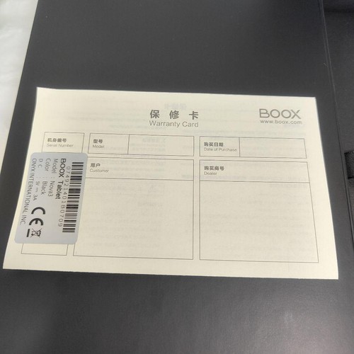 Onyx BOOX Nova3 Color Android e-Ink Tablet 32GB Reader Light thin 7.8" e-book jp - Picture 12 of 12
