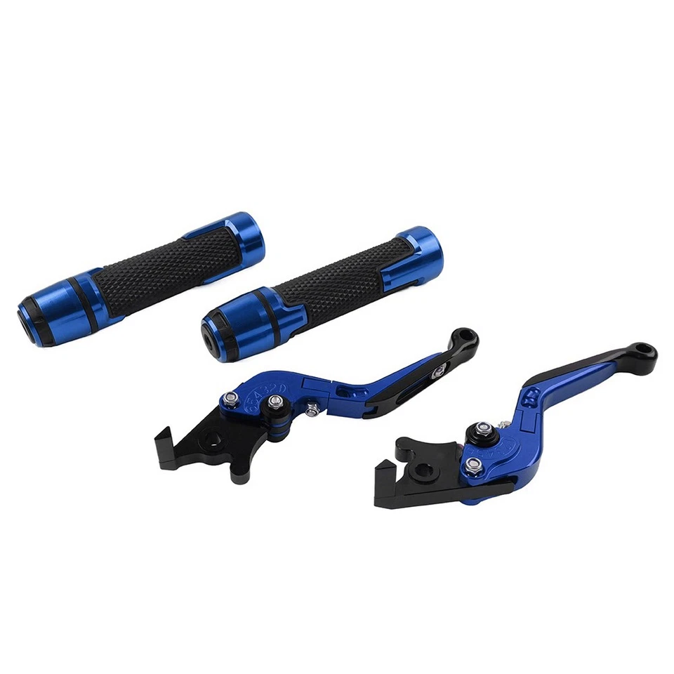 Handlebar grips sets blue aluminum clutch lever brake lever for Honda CBR125R CBR150R - Image 4 of 4