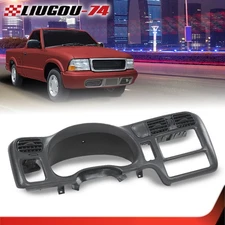 Dash Trim Bezel Single/ Double Din Fit For 98-04 Blazer Jimmy Sonoma S10 Bravada