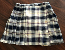 Vintage Girls GAP Plaid Pleated Skirt Size 6
