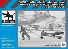 1/32 WWII German Luftwaffe Weapons Resupply Resin Kit HAUF32087