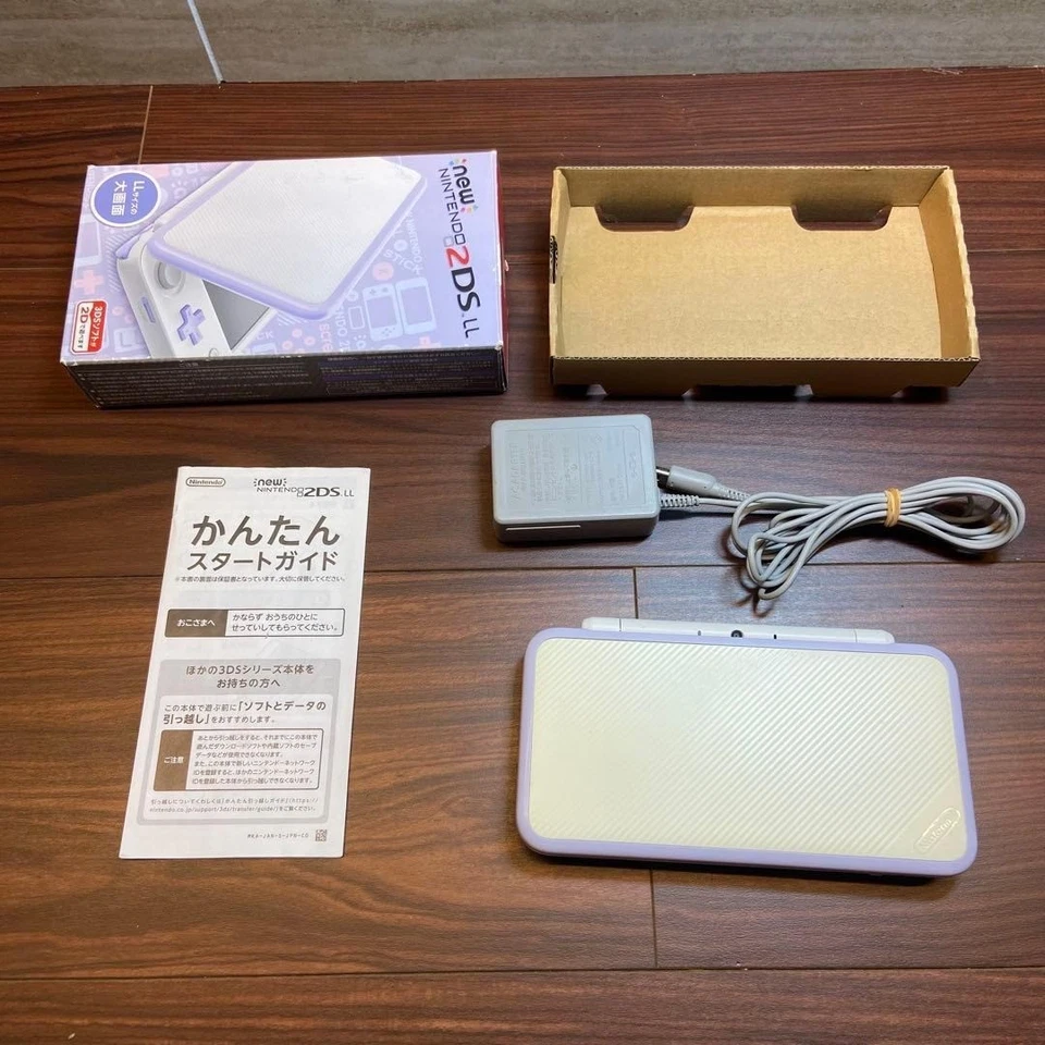 Nuevo 2DS LL Cuerpo Blanco x Lavanda 4680 De Japón Foto 2 de 4