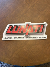 Lunati Cams Cranks Pistons Rods Metal Advertising Sign