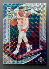 RUSSELL WESTBROOK 2019-20 Spectra #31 Interstellar Prizm #/49 HOUSTON ROCKETS