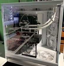 NZXT White Tower Gaming Desktop GeForce RTX R...