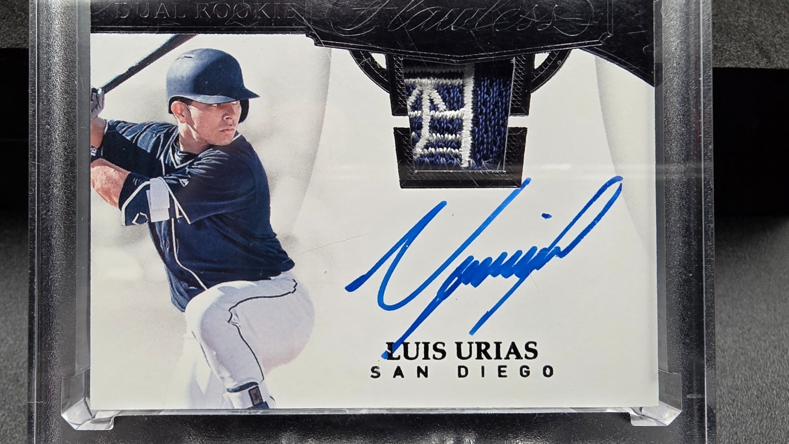 🔥1/1🔥FLAWLESS DUAL ROOKIE PREMIUM PATCH AUTOGRAPHS🔥TATIS JR. & URIAS🔥 view 4