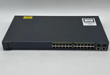 Cisco WS-C2960-24TC-L Catalyst 2960 Plus 24-Port Rackmount Network-No Charger