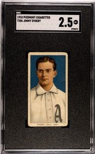 1910 T206 Piedmont JIMMY DYGERT Portrait SGC 2.5 GD+