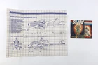 1983 GI Joe Dragonfly Instructions Blueprints Original W/ Insert