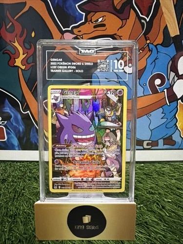 2022 Pokemon SWSH Lost Origin TG06/TG30 Gengar Trainer Gallery Holo TAG 10 (972)