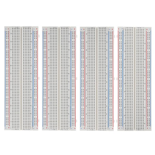 4pcs Breadboard 830 Point Solderless Prototype PCB Board Kit for ...