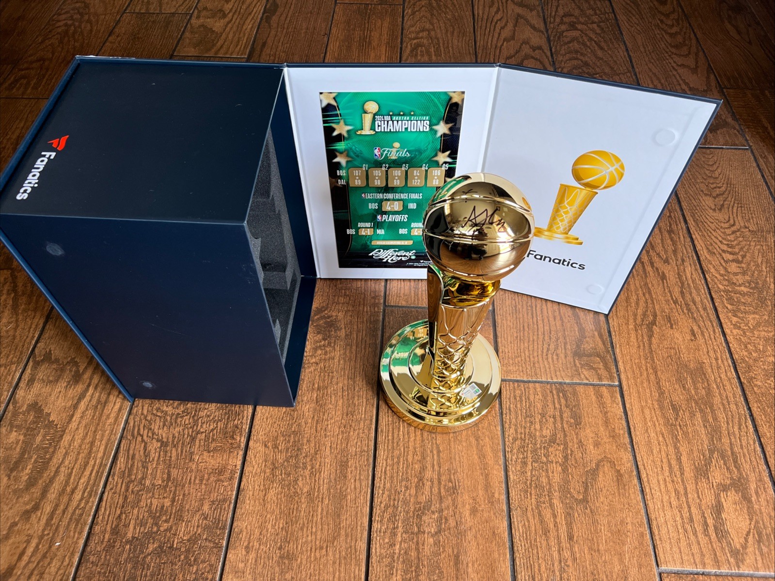 Al Horford Autographed Signed Boston Celtics 2024 Replica Fanatics Trophy 