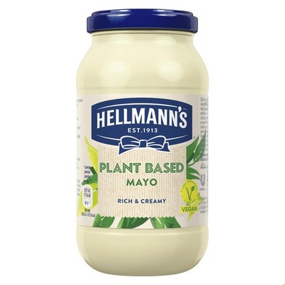 HELLMANNS PLAN BASED VEGAN MAYONNAISE Mayo Sauce 340ml 11.49oz