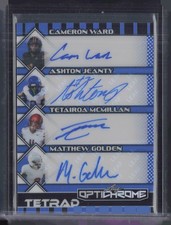 2025 Leaf Optichrome Tetrad Cam Ward Ashton Jeanty McMillan Golden 1/1 Auto RC
