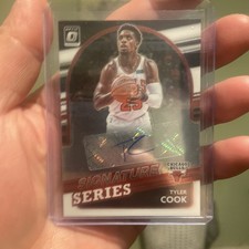 Tyler Cook 2021-22 Donruss Optic Signature Series Auto #SS-TCK Chicago Bulls