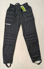 Reusch Alex Goalkeeper Pants Padded Black Youth Large New w/Tags NWT