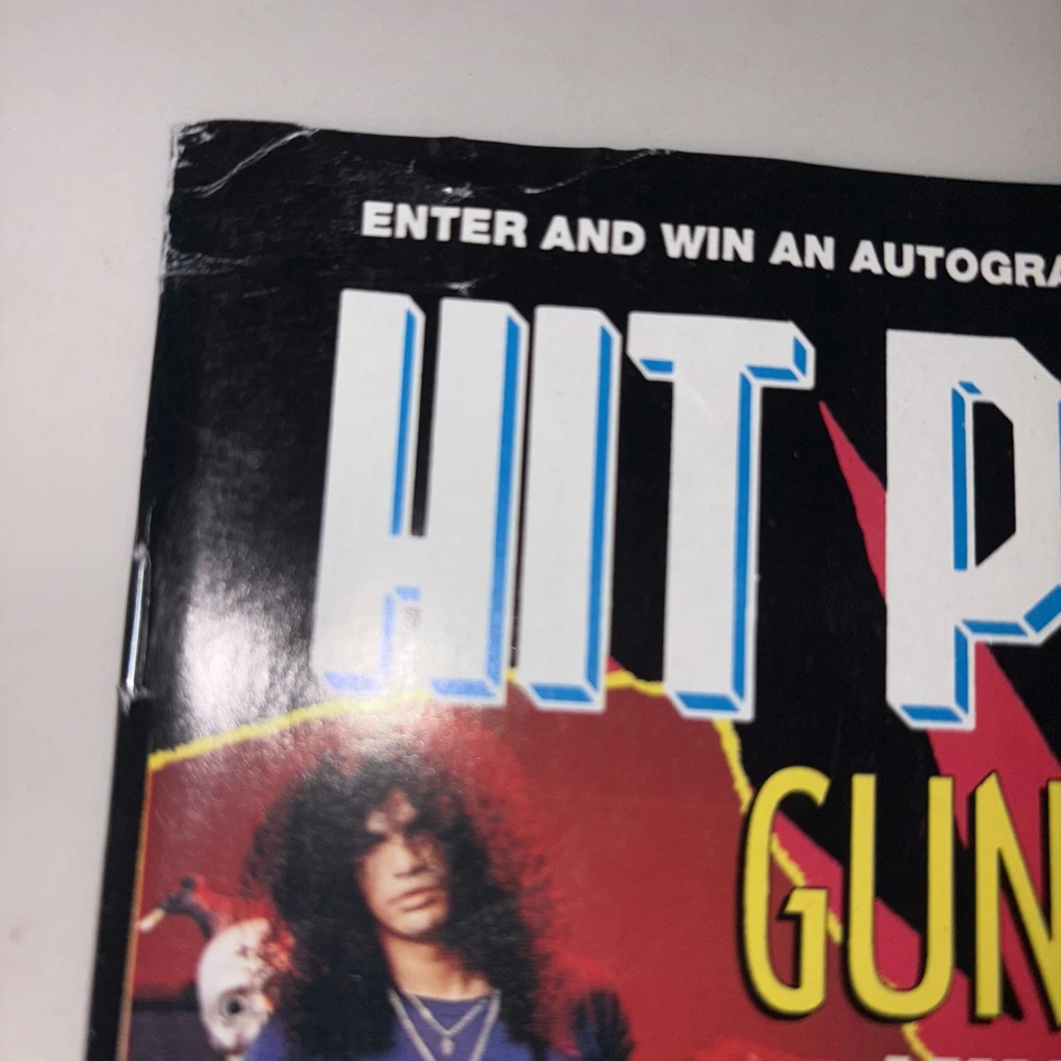 Hit Parader Magazine 1992 Guns N Roses Metallica Nirvana OZZY Sound Garden - Image 2 of 4
