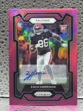 2023 Panini Prizm Zach Harrison Pink Prizm Rookie RC Auto Autograph #306 Falcons