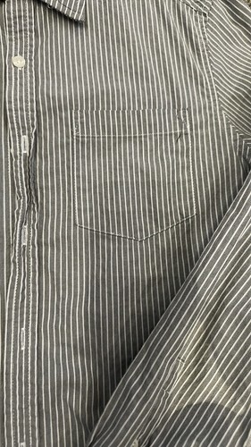Chemise Vintage Kenneth Cole Reaction Homme - Taille M, Manches Longues, Rayures, Occasion Très Bon état