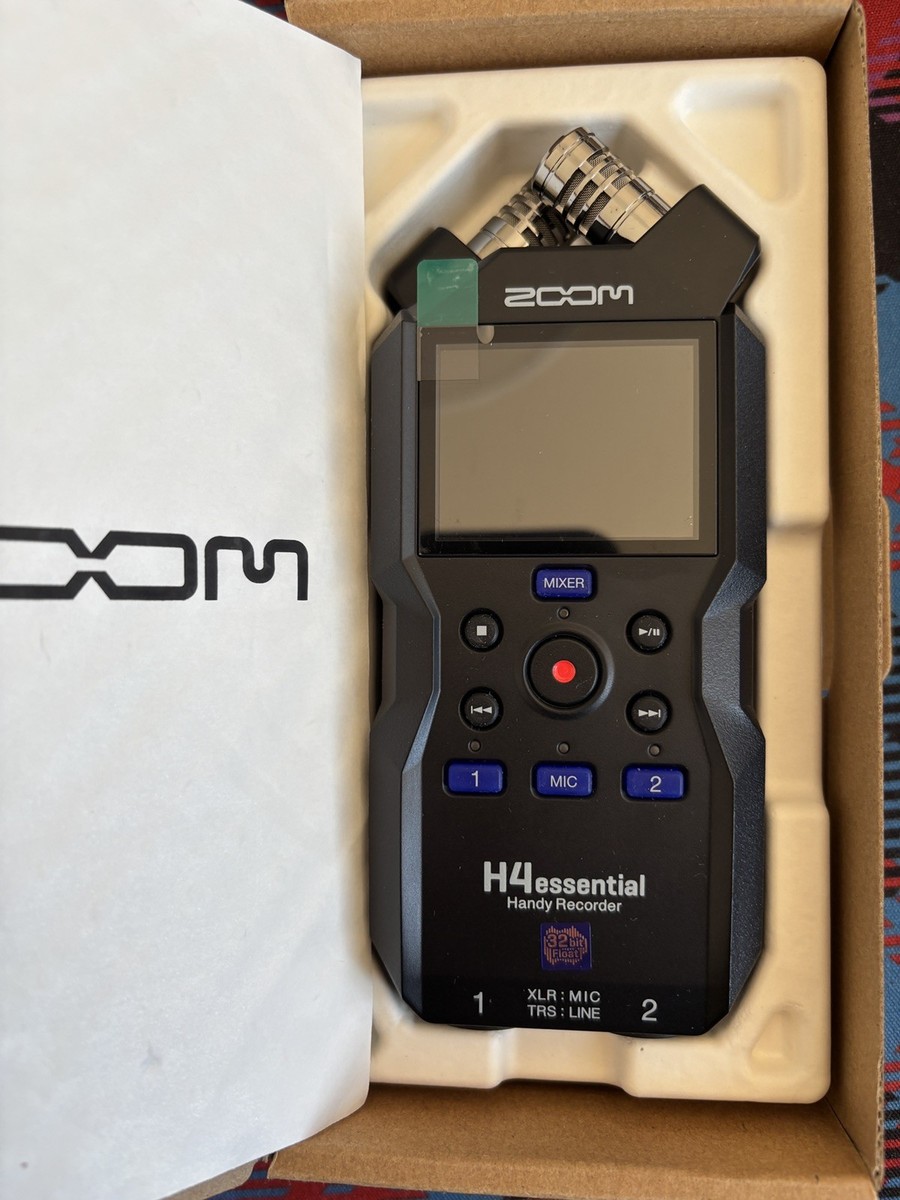 Zoom H4essential 32-Bit Float 4-Track Recorder with Recording and