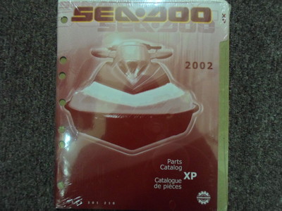 2002 Sea Doo XP Teile Zubehör Katalog Handbuch 219301210