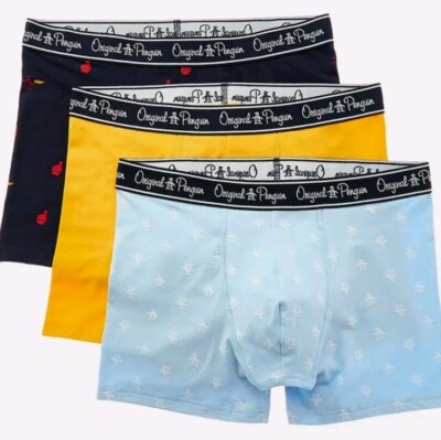 メンズウェア Penguin by Munsingwear 3 Piece SET-UP XL Original Penguin Munsingwear 3 pk Mens Cotton Stretch Boxer