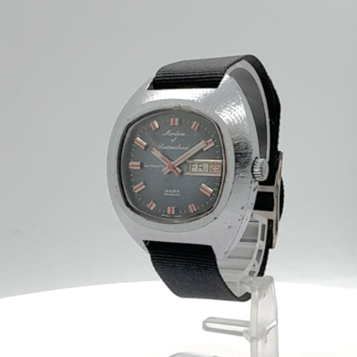 Vintage 38mm Martine of Switzerland Day-Date Men\'s Automatic Wristwatch 2068 Vintage Watches For Sale - Watch Works – Page 18 main image 2