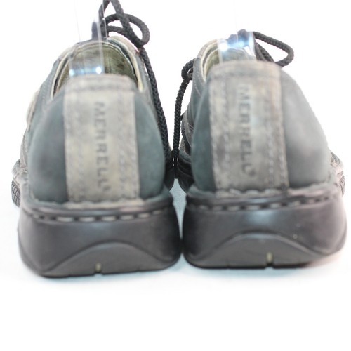 Merrell Hommes Mens Sz 8 World Piece Charcoal Black Lace Up Oxford Casual Shoes - Picture 6 of 9