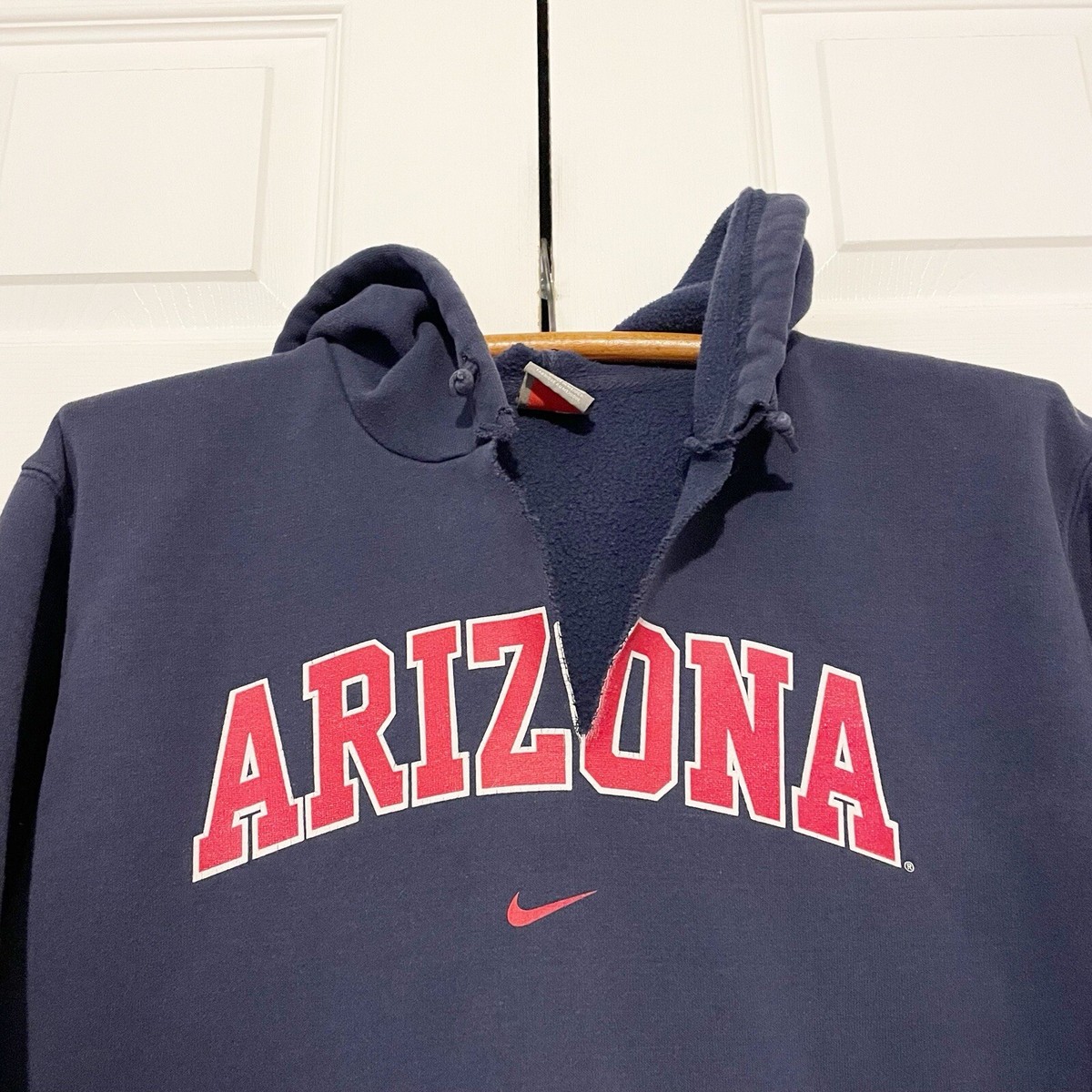 Vintage Nike Arizona Wildcats Hoodie Small Center Swoosh Logo Y2K