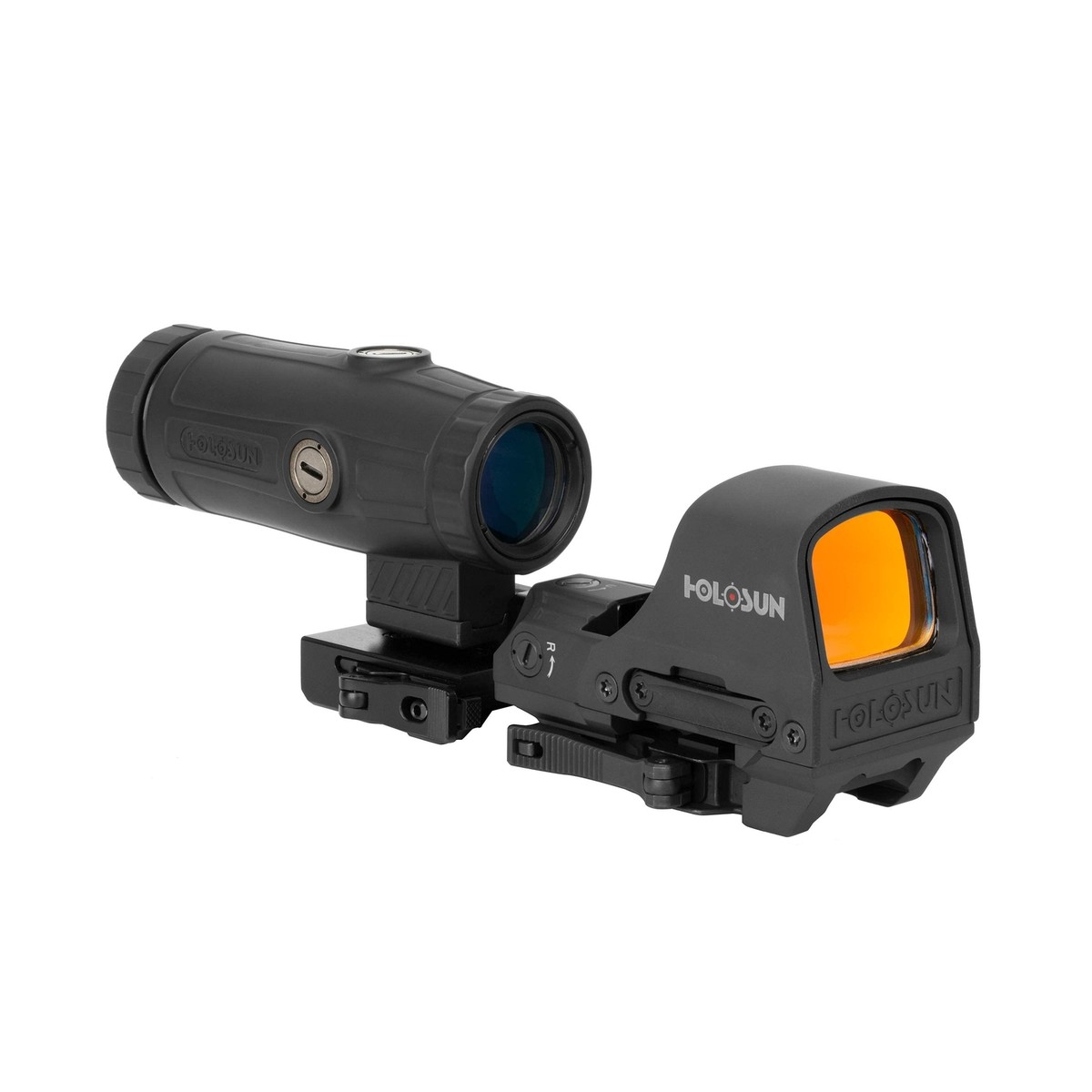 HOLOSUN HS510C RED ドットサイト　hm3xマグニファイアセット HOLOSUN HS510c Reflex Red Dot Sight + HM3X 3X Magnifier Combo Set