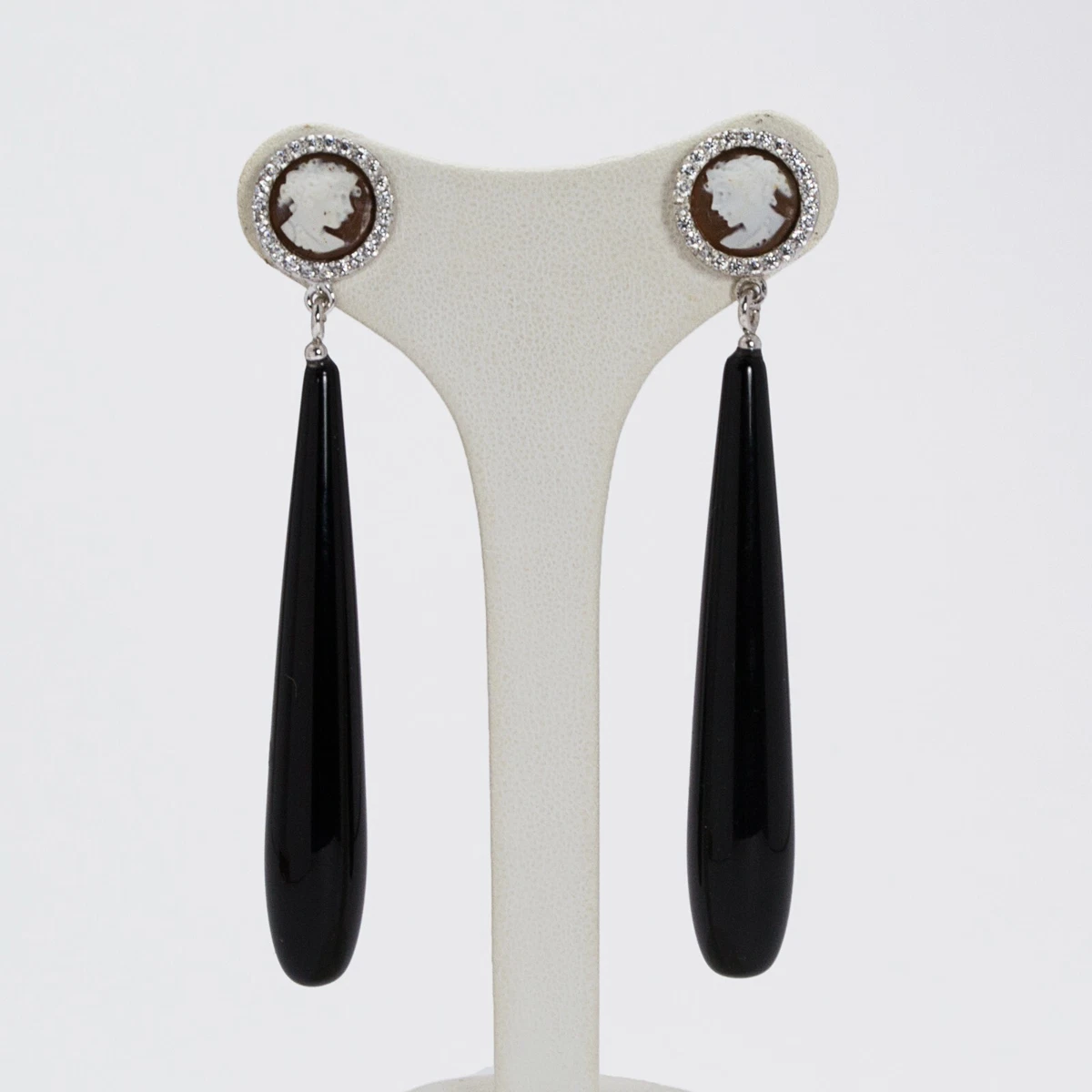 Orecchini Cristalli e Onice sfaccettato – Basic Collection