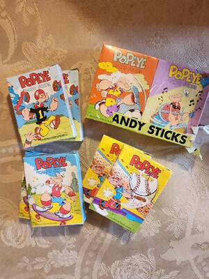 Vintage 1990 World s POPEYE Candy Cigarettes Sticks Lot/10 Boxes