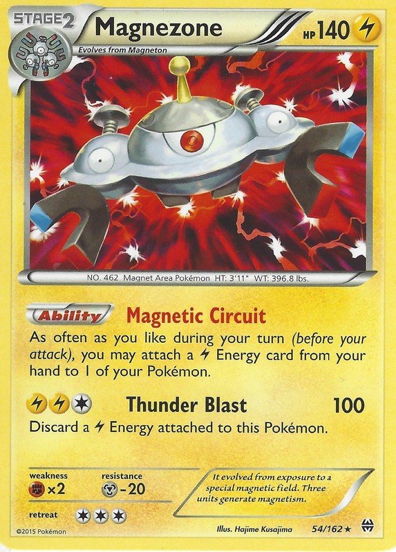 54/162 Magnezone Rare: Pokemon Trading Card Game XY-08 Break Through