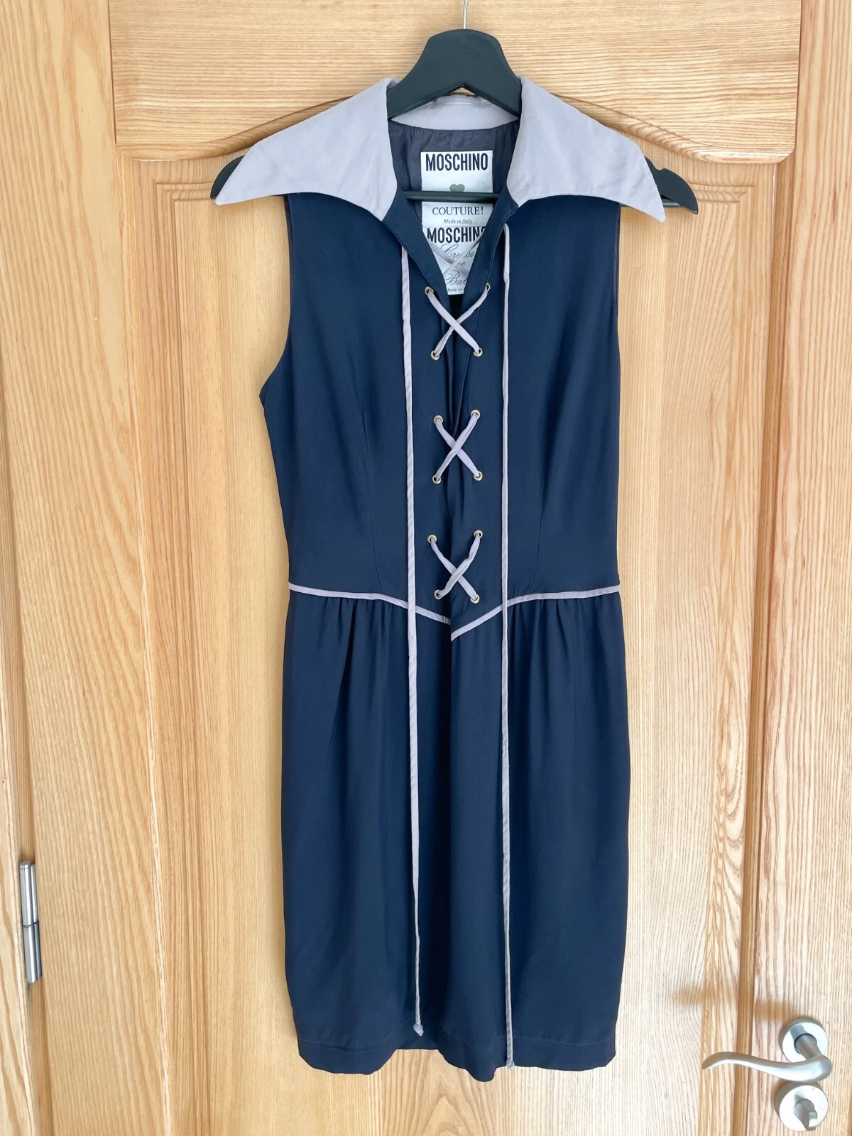 Moschino abito marinaio vintage marinaio Cruise me baby Taglia 42IT (S)