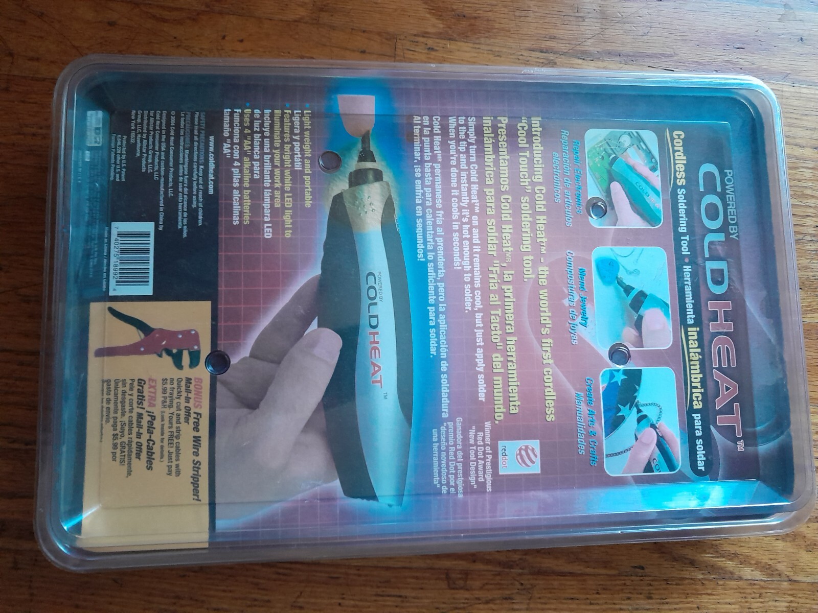 Cold Heat Soldering Iron Gun With Solder NOS eBay