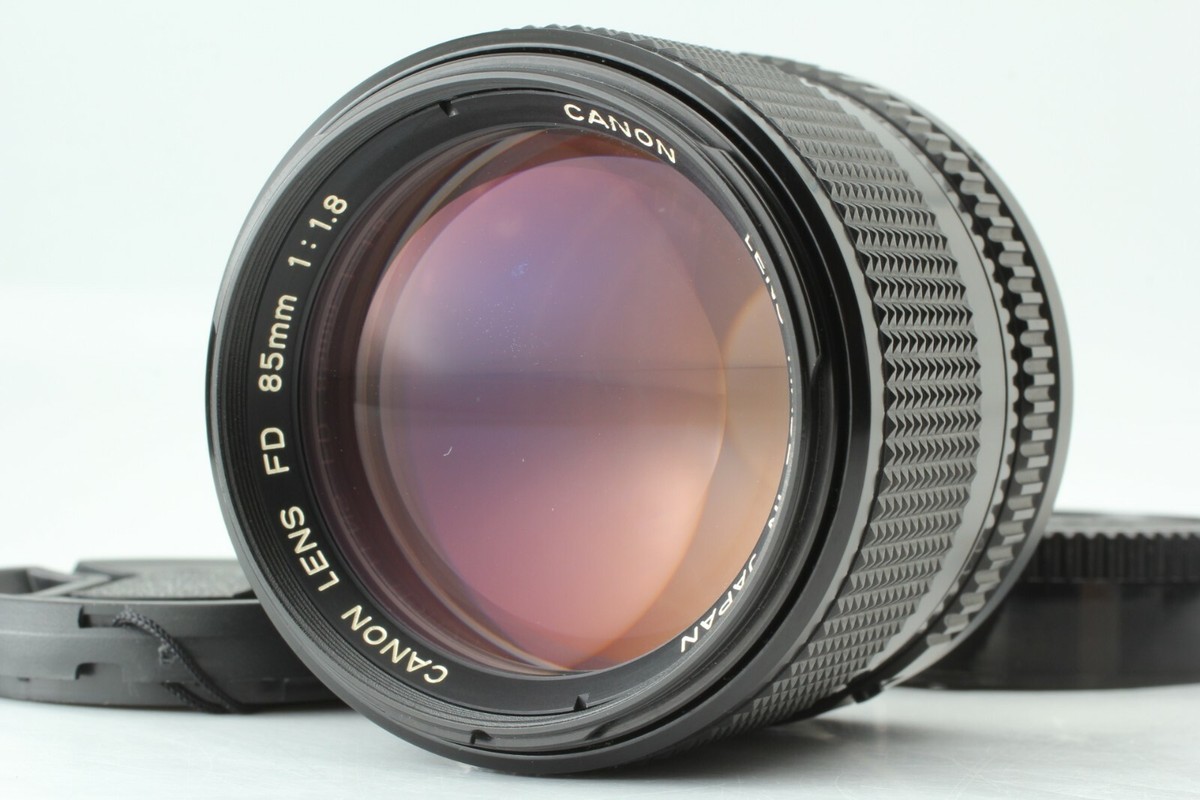 NEAR MINT] Canon New FD NFD 85mm F/1.8 MF Portrait Lens From JAPAN