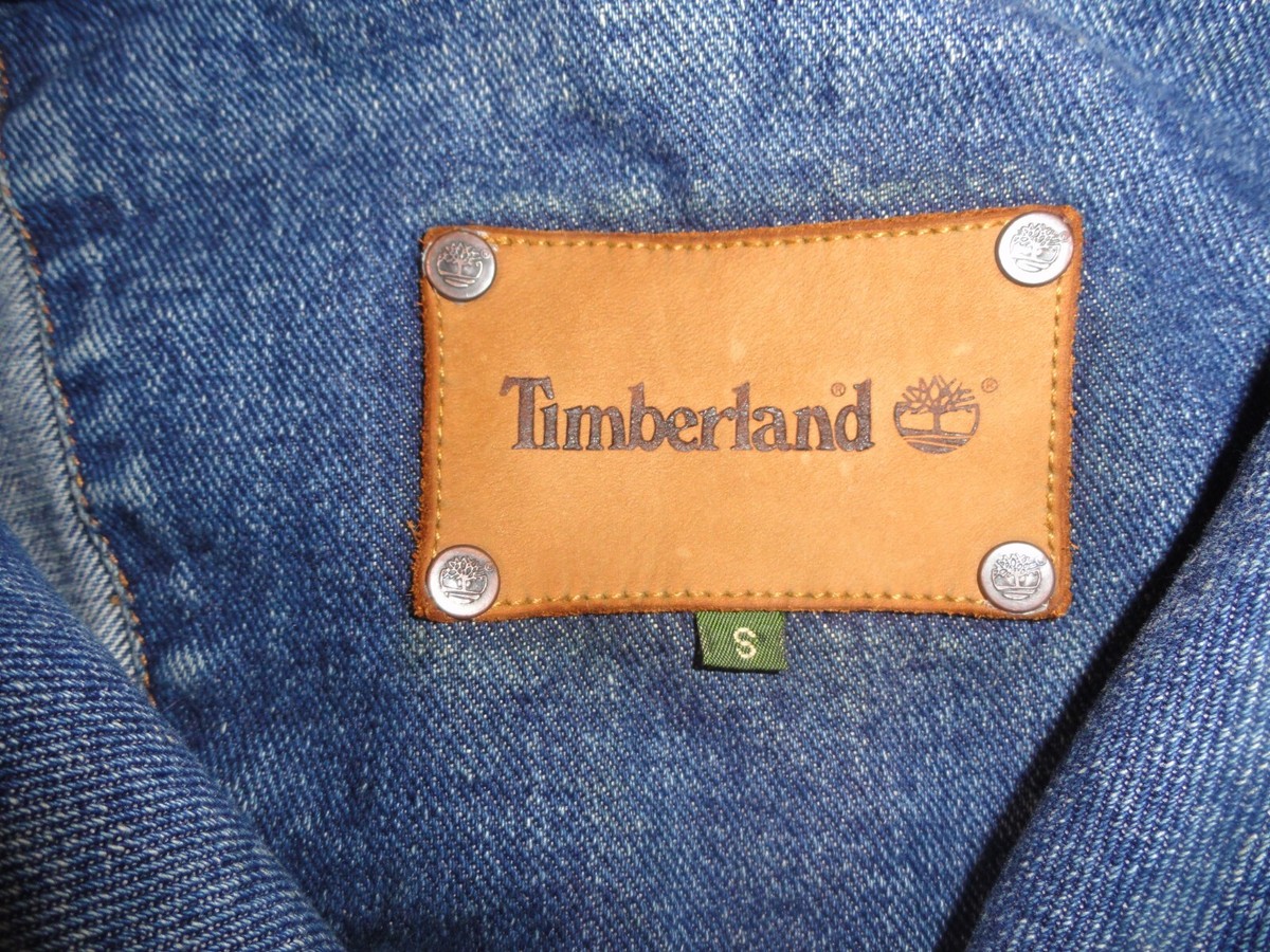 VINTAGE COLLECTIBLE 1985 TIMBERLAND DENIM BLUE JEAN JACKET