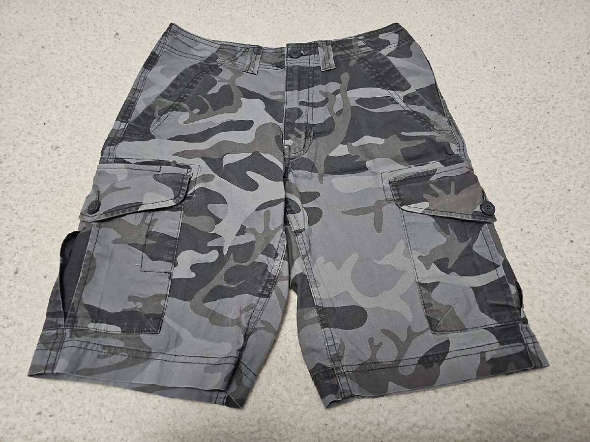 Patagonia Gray Camouflage Organic Cotton Cargo Shorts Mens SZ W28× L9 | eBay