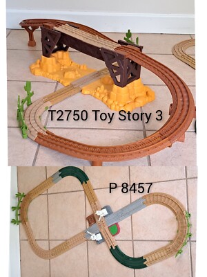 Geotrax Exploding Geotrax Track Sets: Toy Story 3 Exploding Bridge RC T2750 & Western Set ...