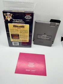 Commando 5 Screw Hang Tab Nintendo Nes Complete CIB Near Mint In Cello!