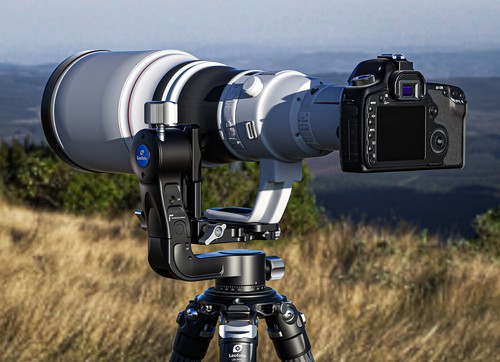 Leofoto PG-2 Folding Gimbal Head Tripod Head for Camera & Lens | Arca Compatible - Picture 8 of 11