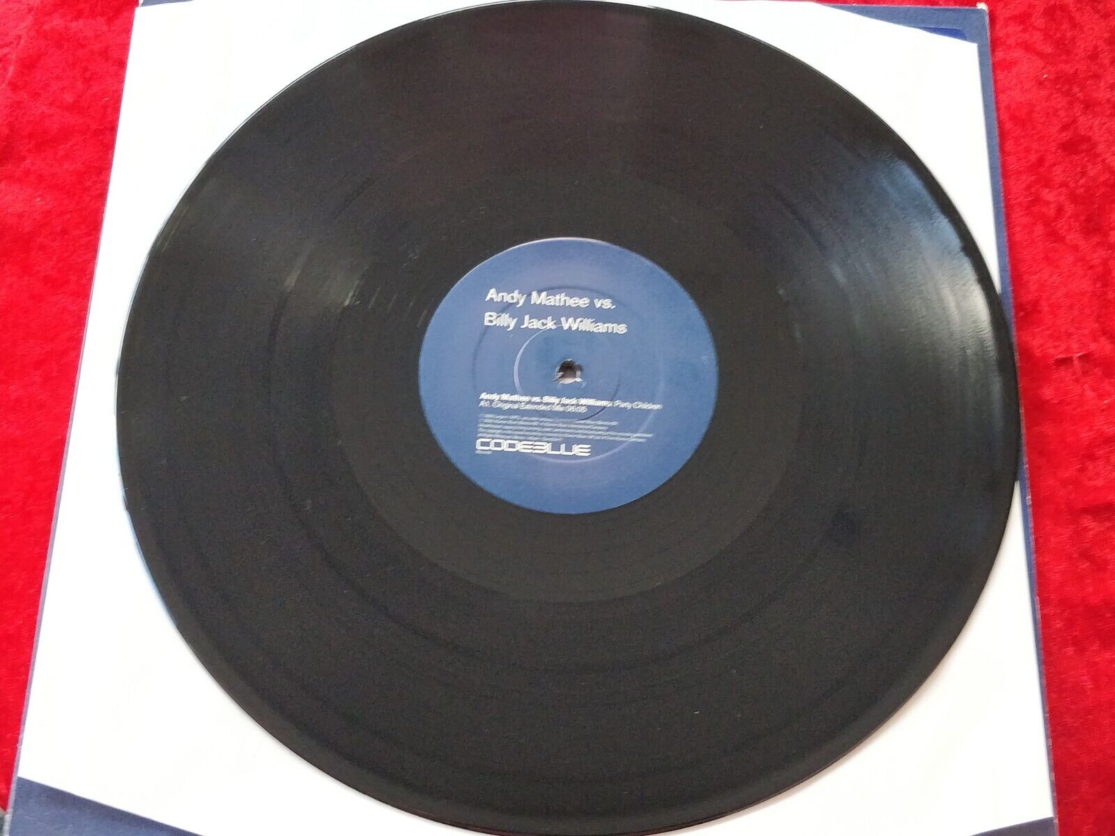 ANDY MATHEE vs BILLY JACK WILLIAMS  Party Children UK 4-track promo 12" Codeblue